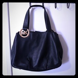 Michael Kors Black Purse. Pre-owned